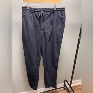 Polo Ralph Lauren Navy Pinstripe Drawstring Pants
